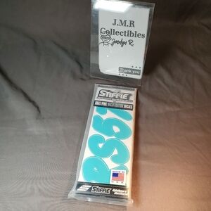 STIFFIE Whip-One CANDY BLUE Sea-Doo Spark Registration Numbers Decals WO39-SS